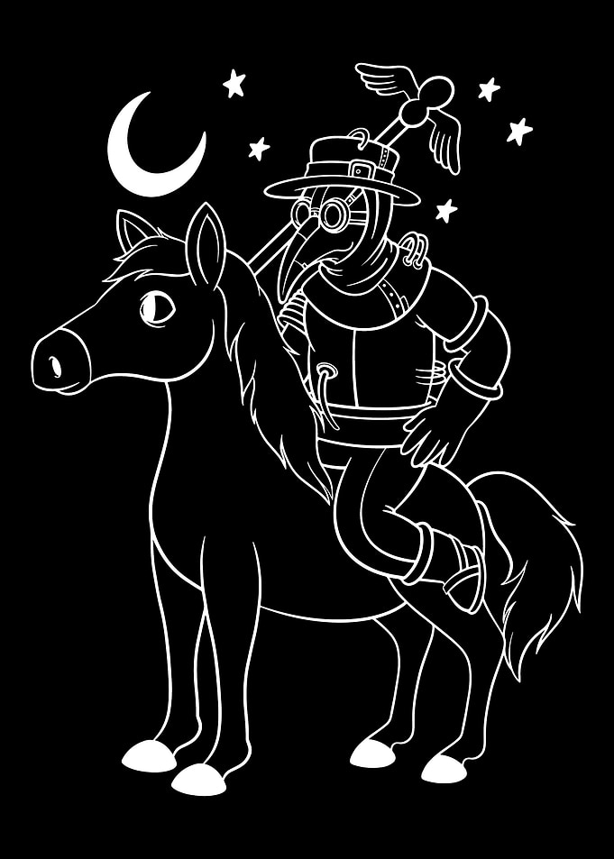 Steampunk Doctor Horse
