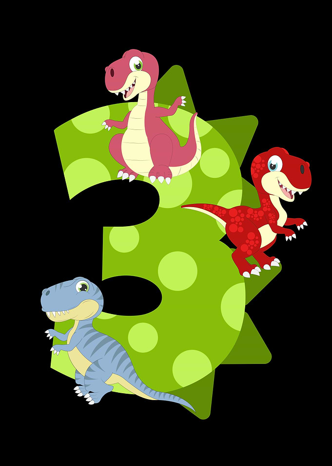 Rawr 3rd Happy Birthday