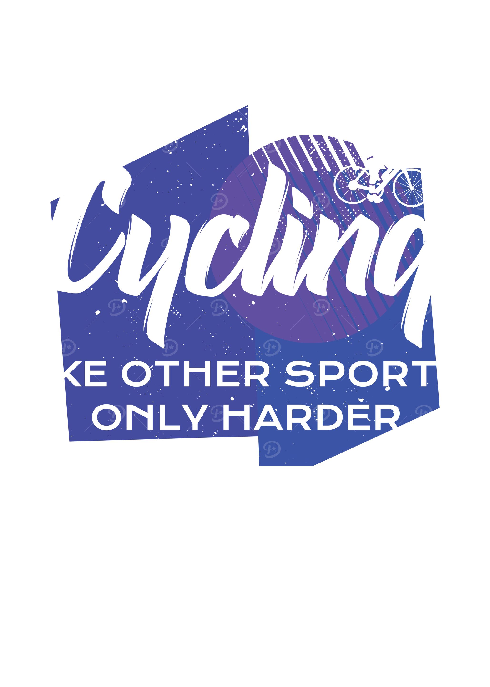 Cycling is hard