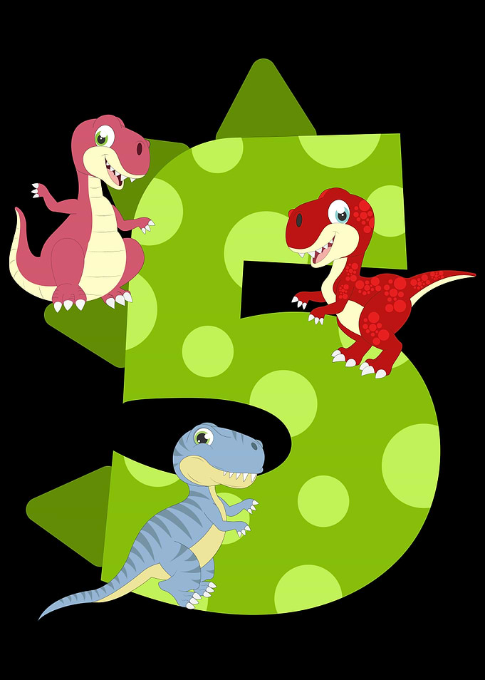 Rawr 5th Happy Birthday
