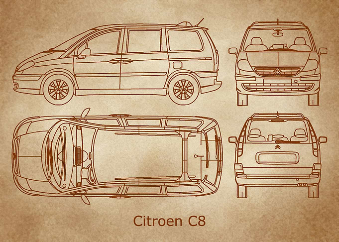 Citroen C8 2006 old