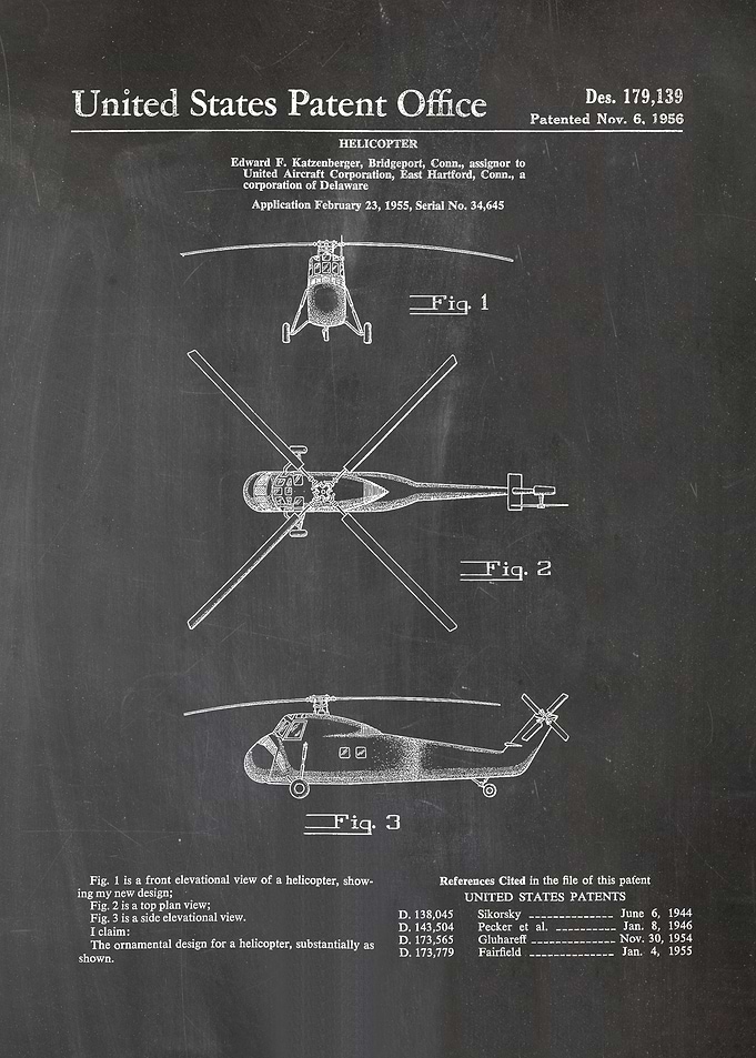 31 Helicopter Patent 1956