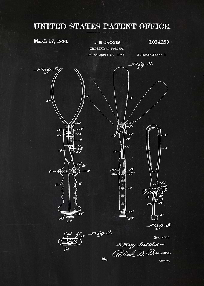 47 Obstetrical Forceps Pa