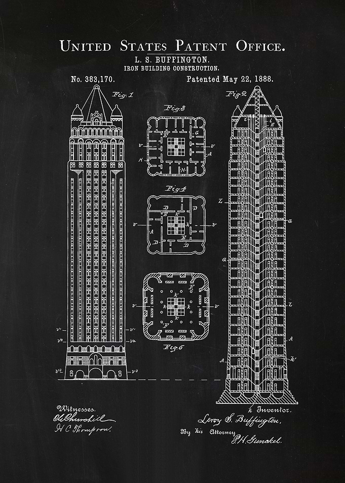 43 Iron Building Patent P