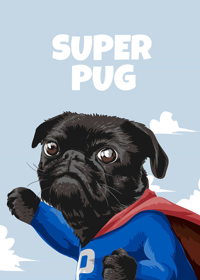 Super pug