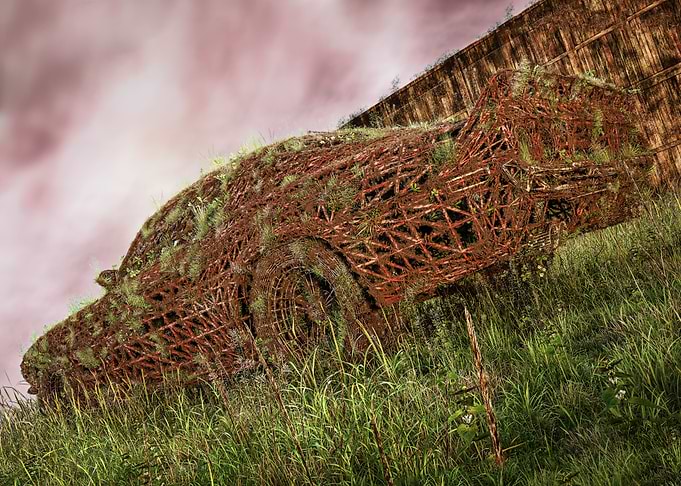 Nature eats Camaro