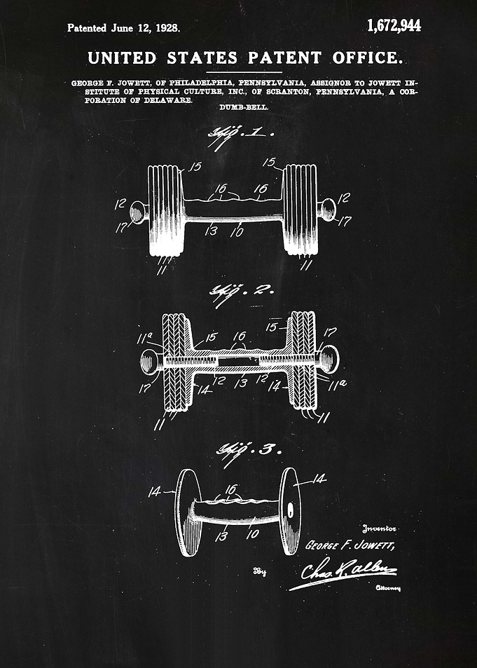 20 Dumb Bell Patent