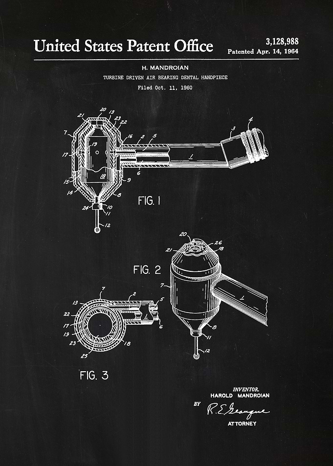 48 Dental Drill Patent Pr