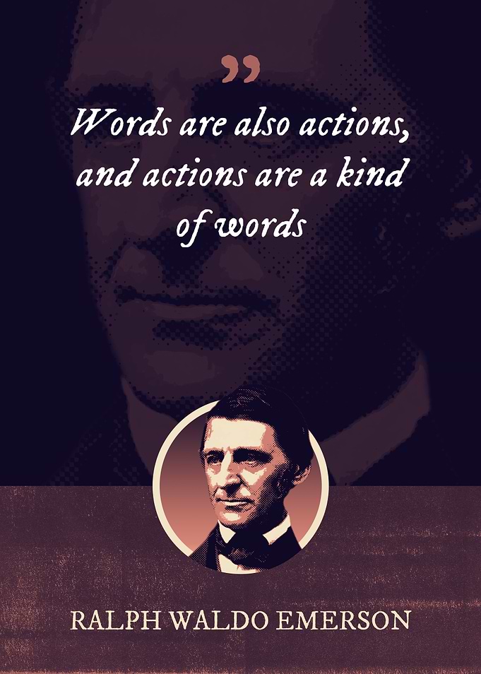 Words are also actions