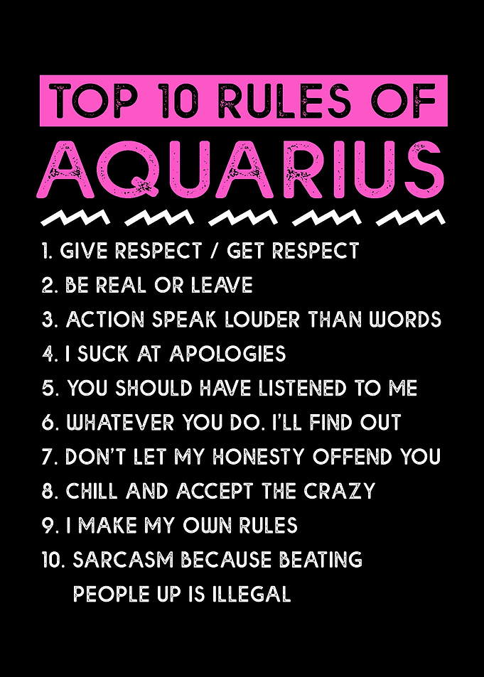 Aquarius Funny
