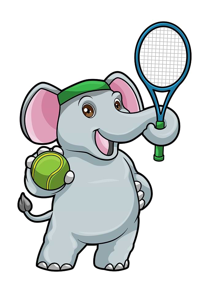 Elephant Tennis Headband