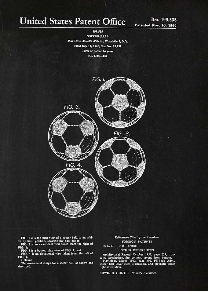 19 Soccer Ball Patent