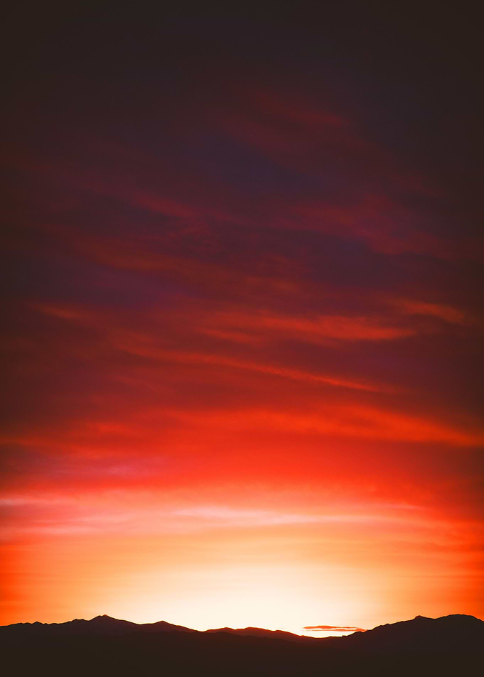 mountain sunset