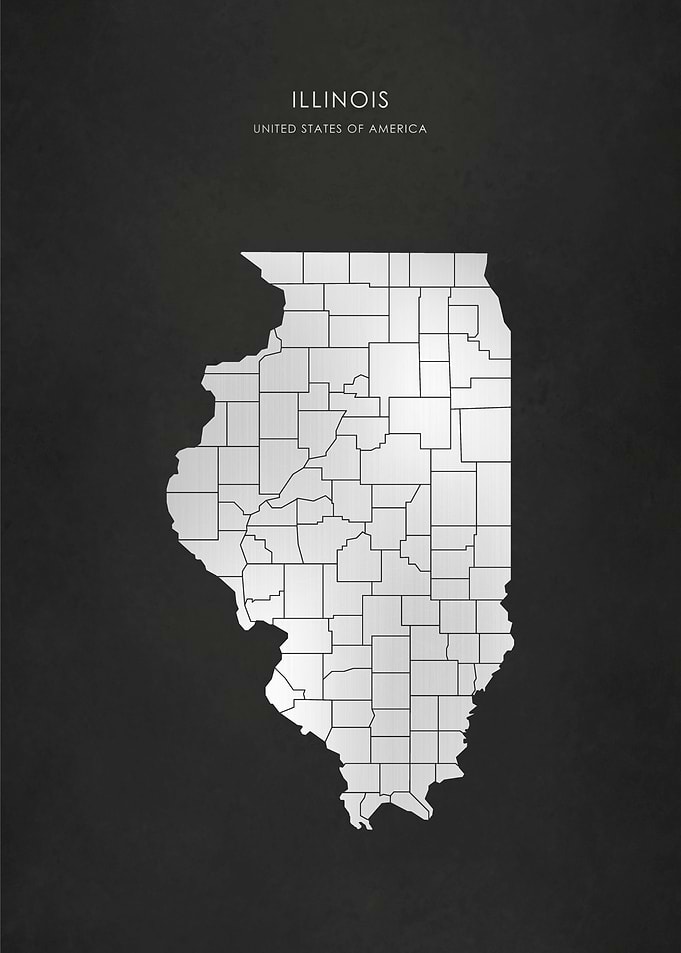 Silver Illinois State Map