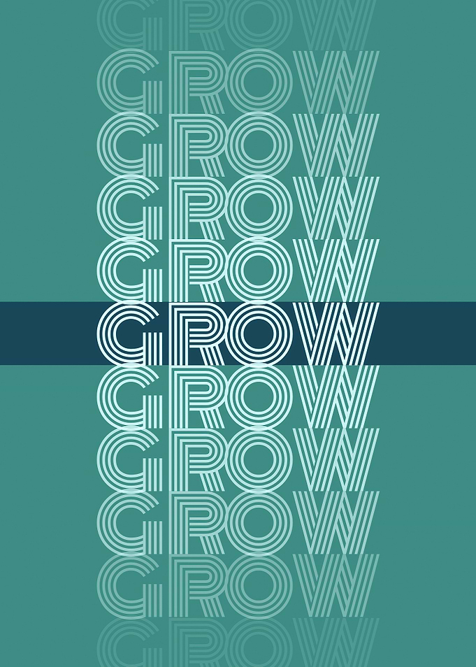 Positive Word Grow Quote