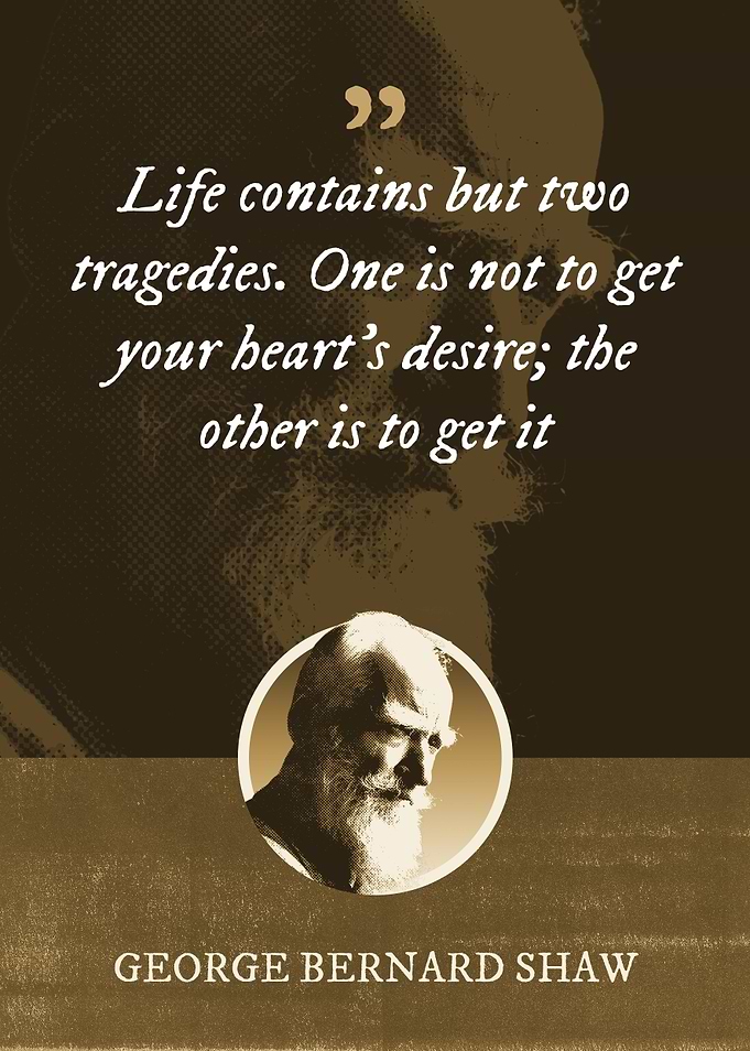 Life contains but two