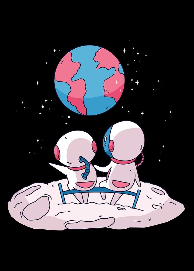 Cute Astronaut Scifi Spac