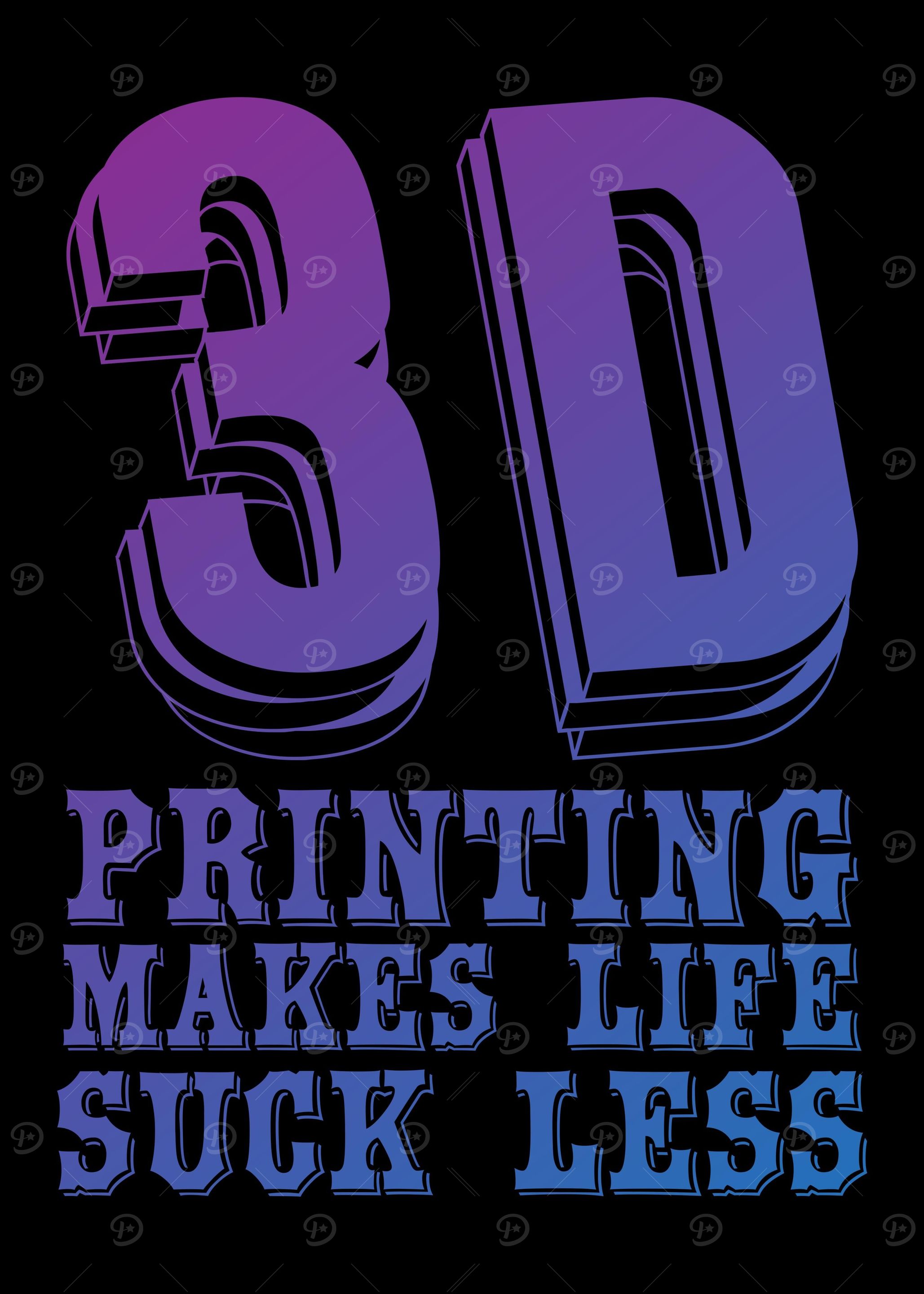 3D Printing Saying Printer