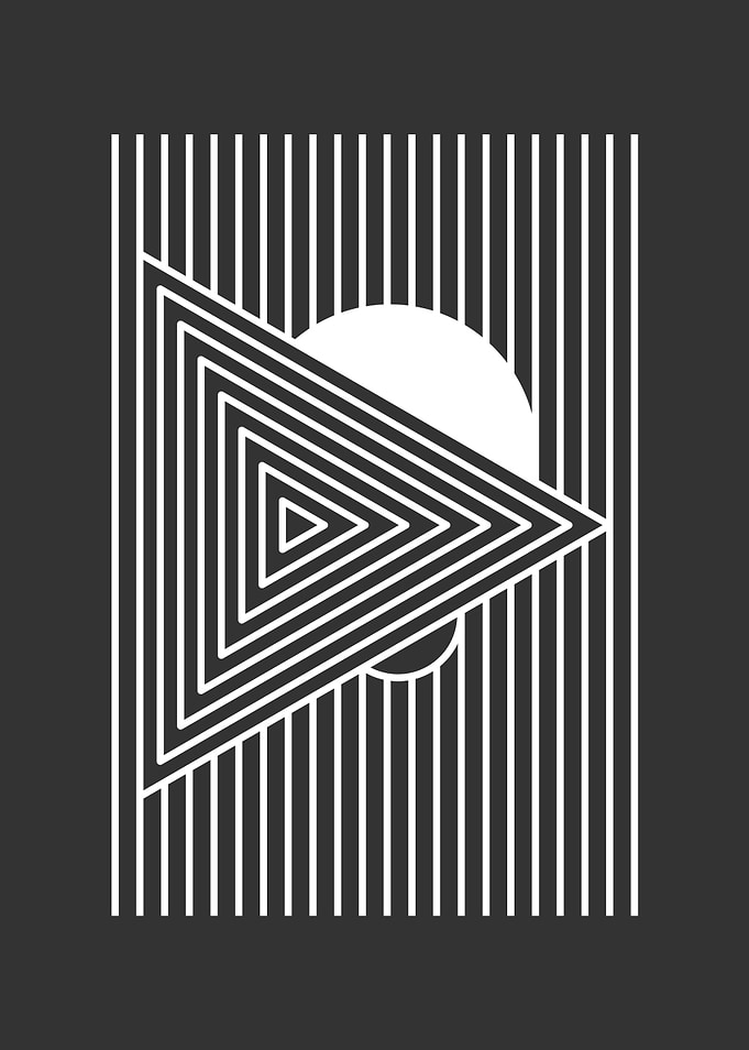 GEOMETRIC SUN AND MOON