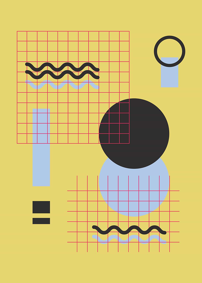 ABSTRACT WAVES GRID