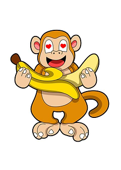 Monkey Banana Hearts