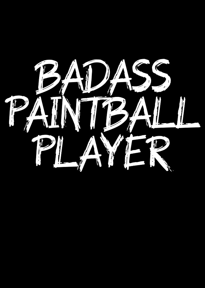 Badass paintball player