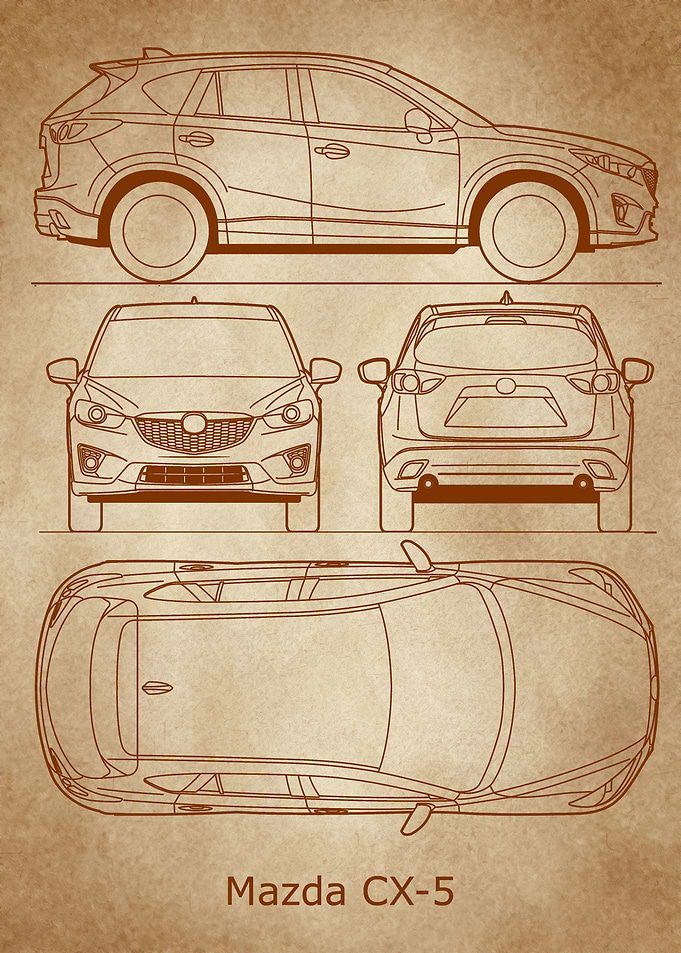 Mazda CX5 Blueprint old