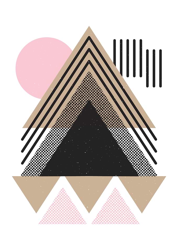 ABSTRACT GEOMETRIC PYRAMID