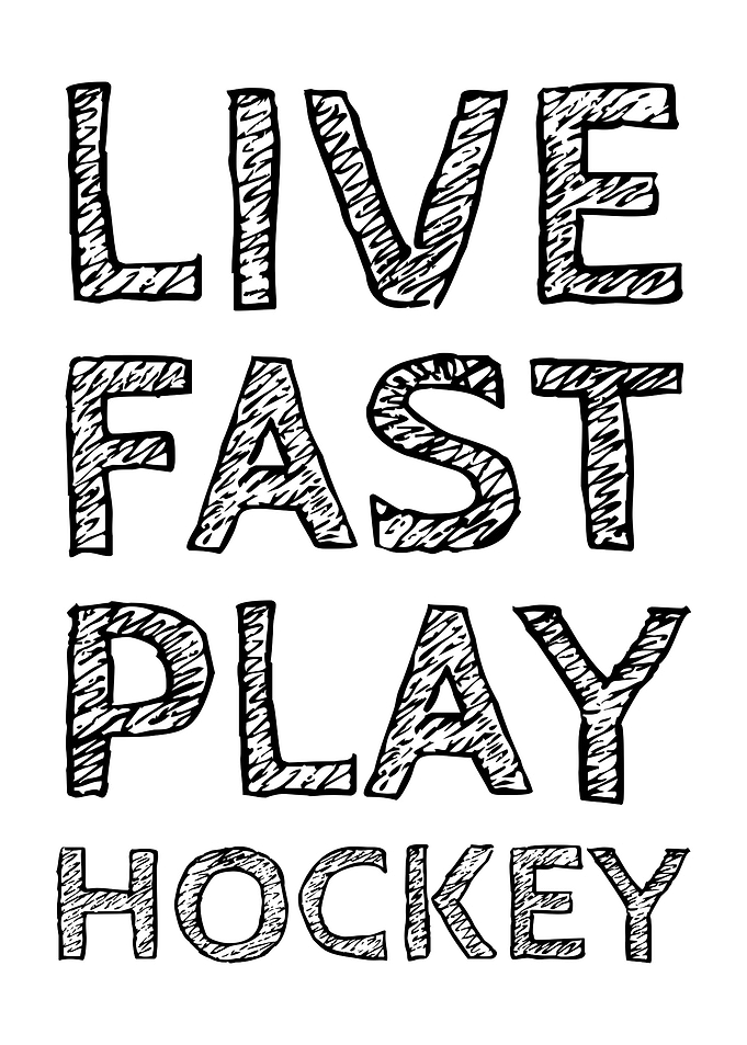Field Hockey Wall Text Art