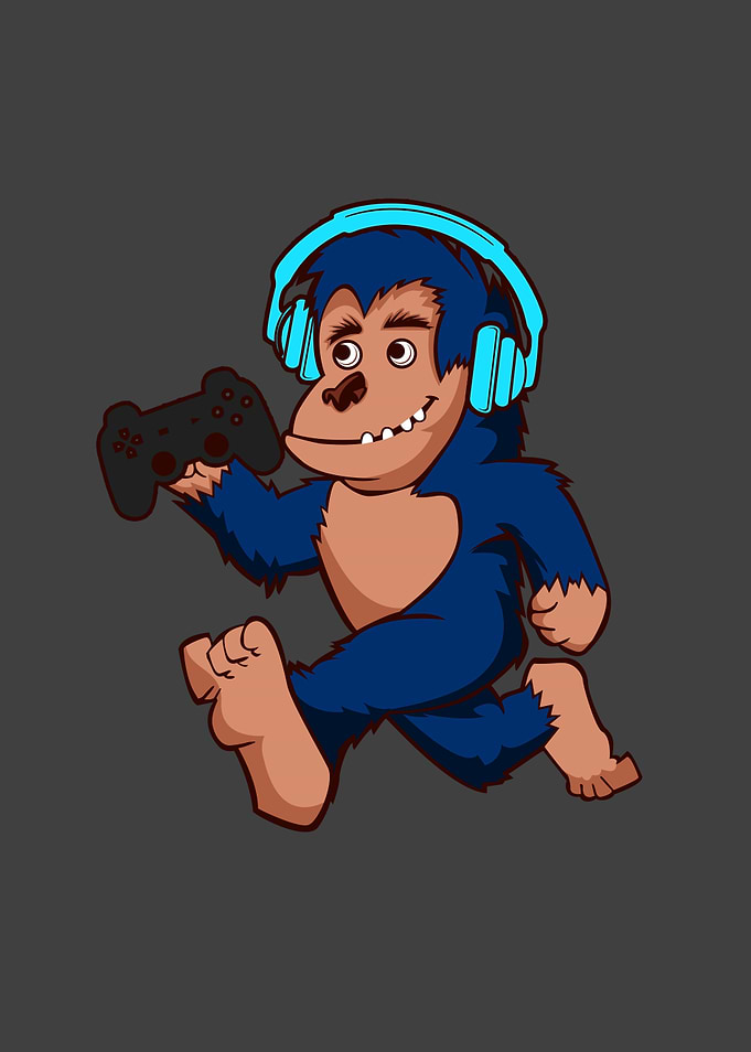 Monkey with game