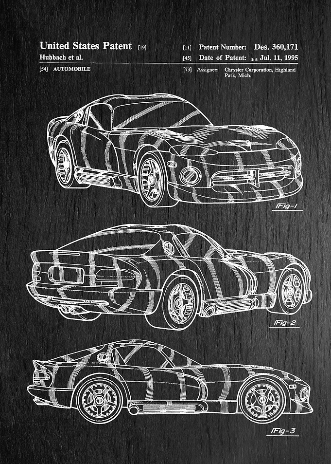 1 1996 Dodge Viper Patent