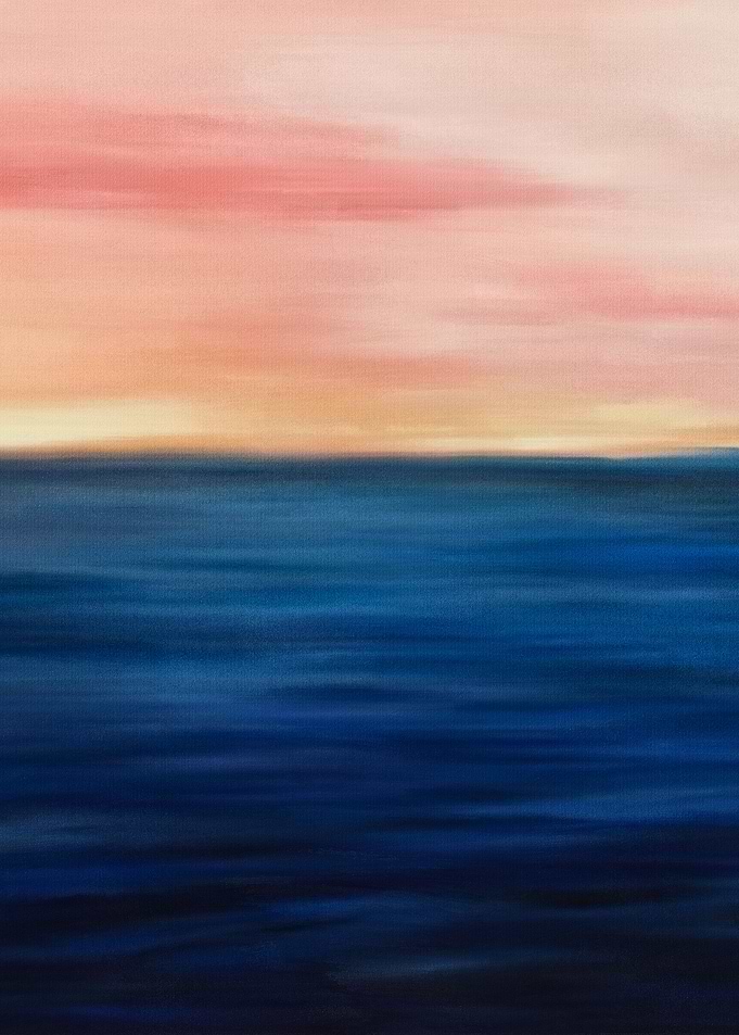 Pink Sunset Landscape