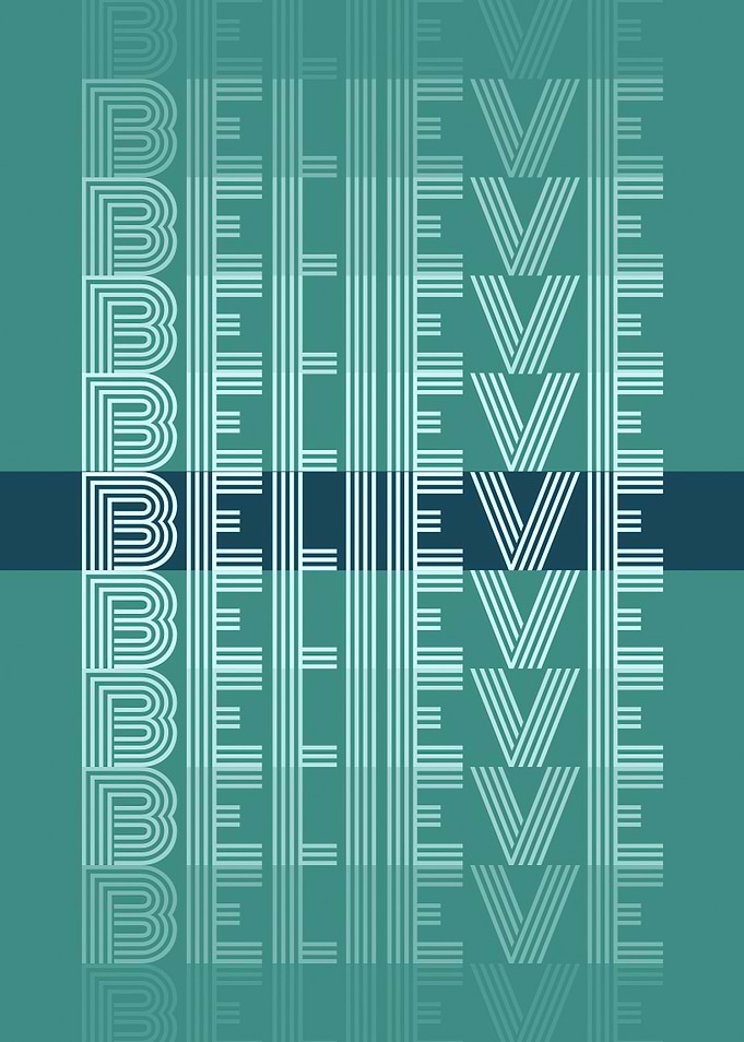 Positive Word Believe