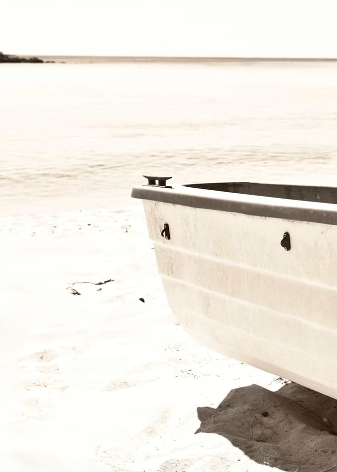 Minimal beach boat