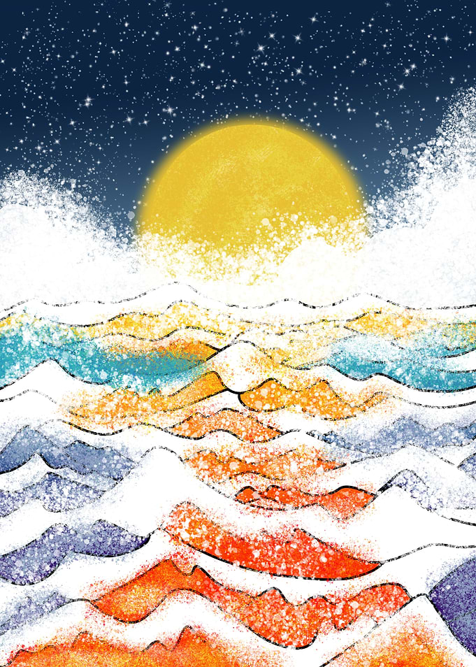 Ocean at sunset