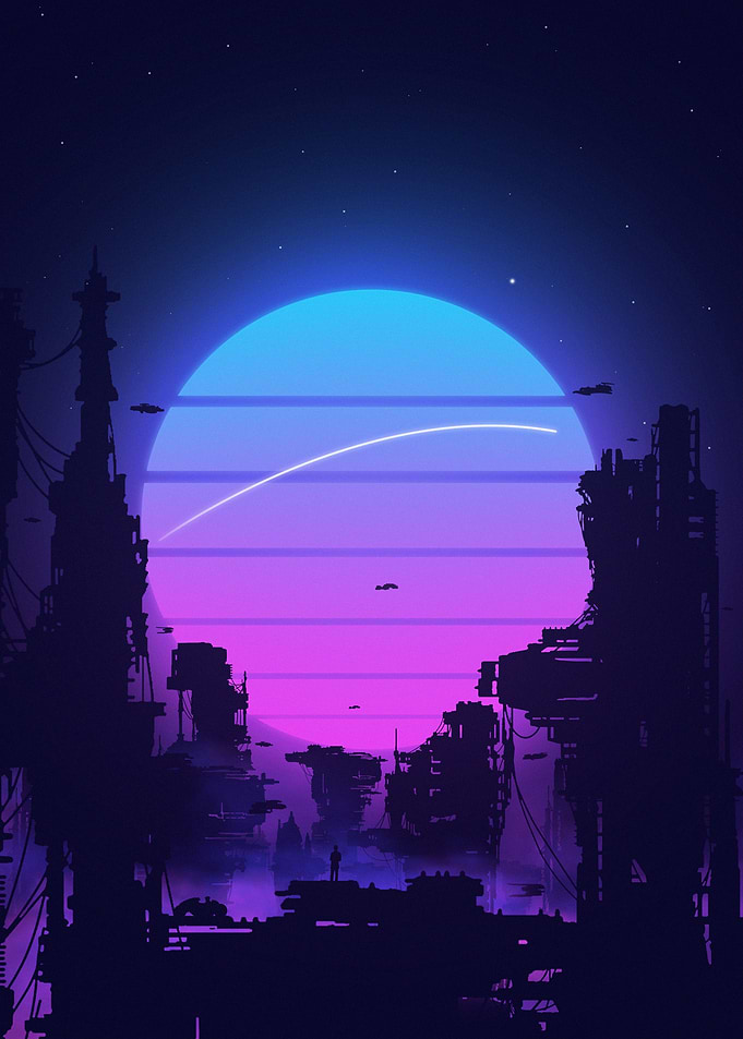 Night City Sunset