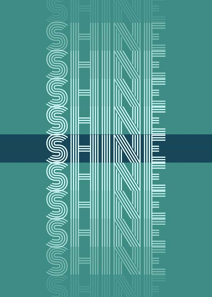 Positive Word Shine