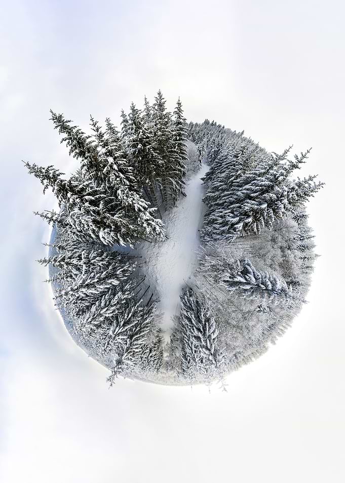 Fantastic winter landscape