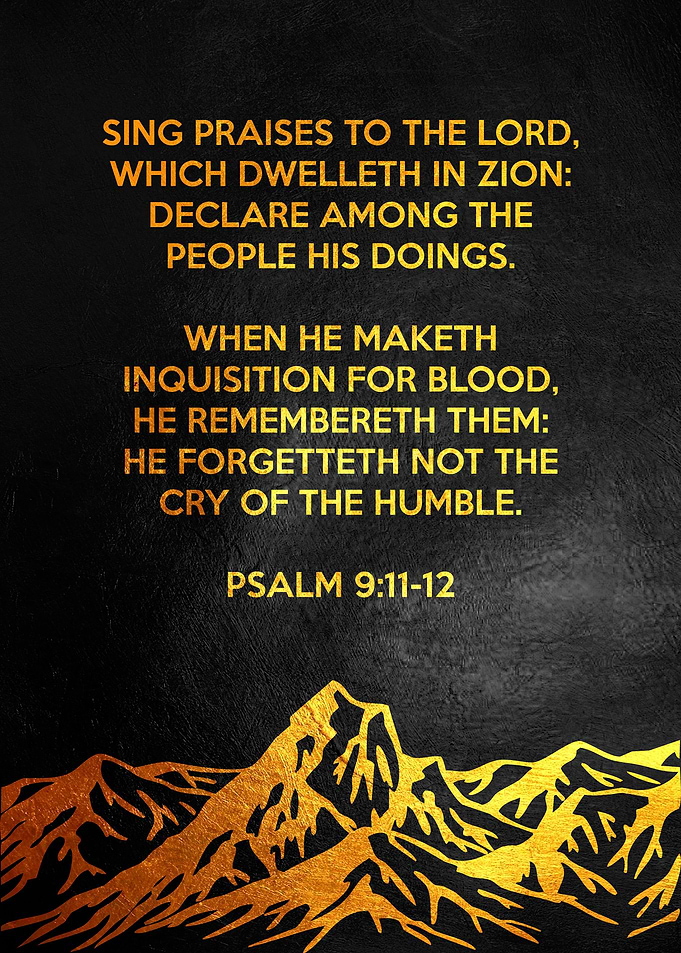 Psalm 9 11 12