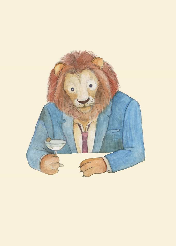 Lion and gibson