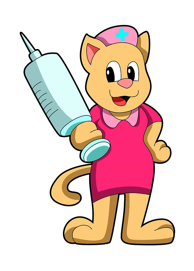 Cat Nurse Syringe