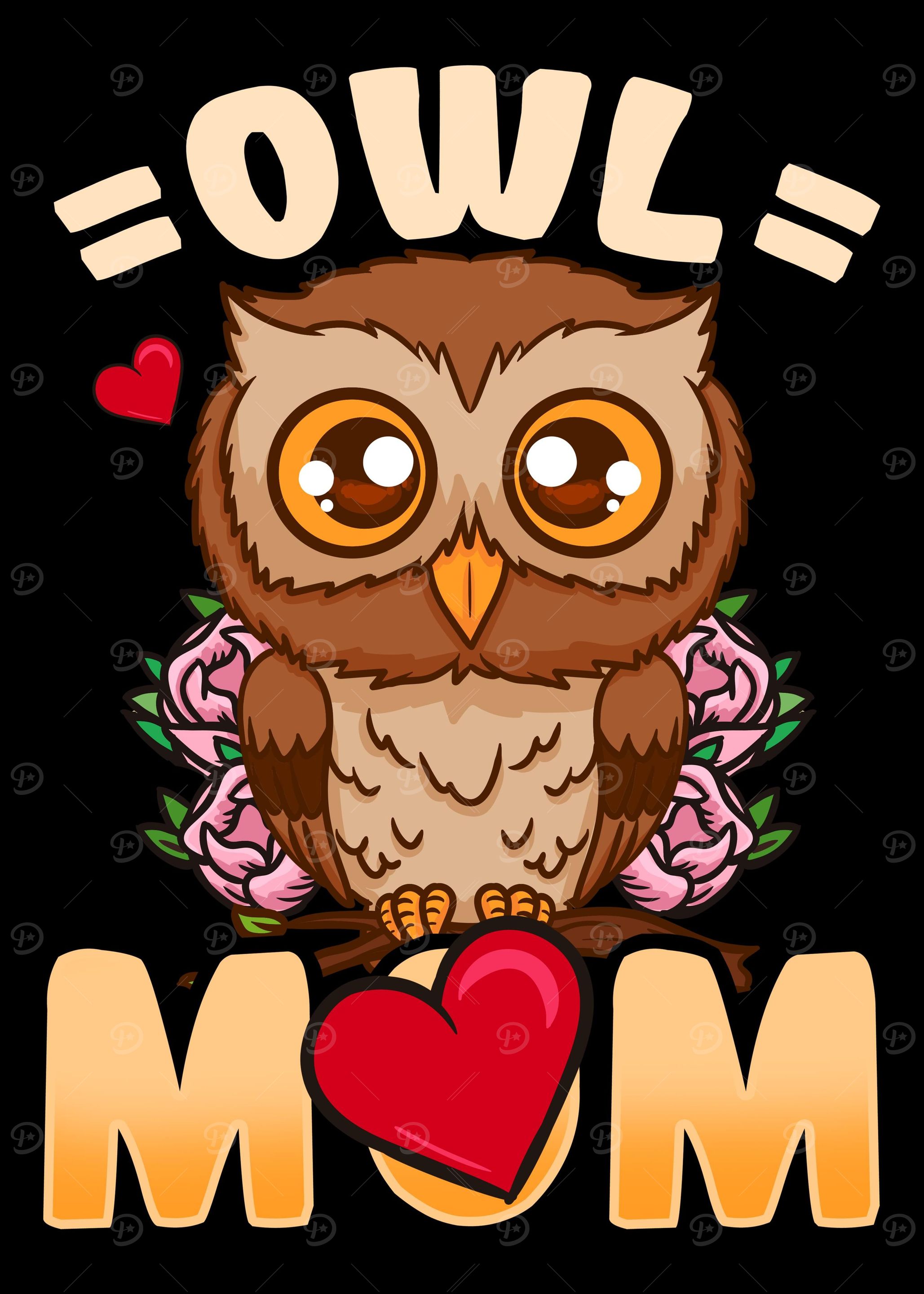 Owl Mom Kawaii