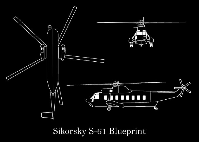 Sikorsky S61 Blueprint