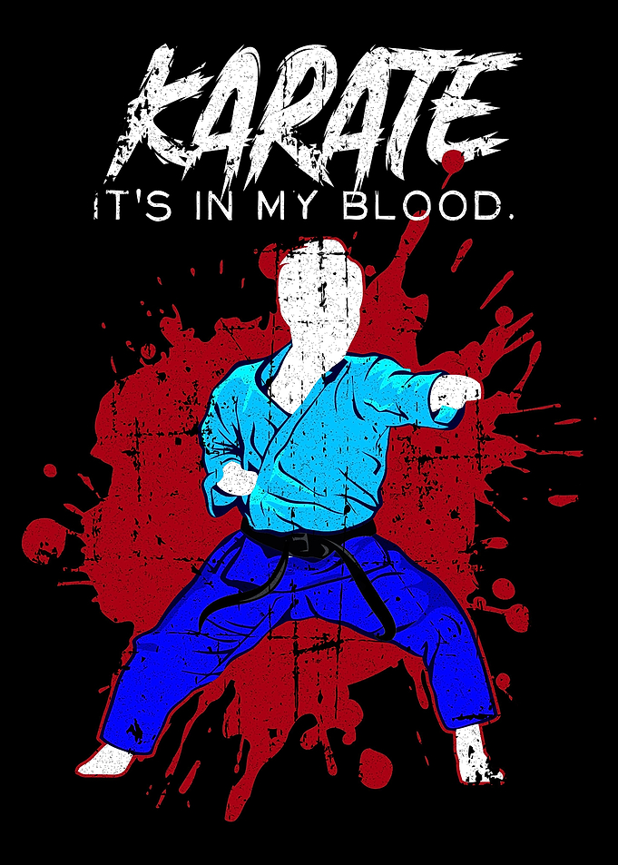 Cool karate fighter gift