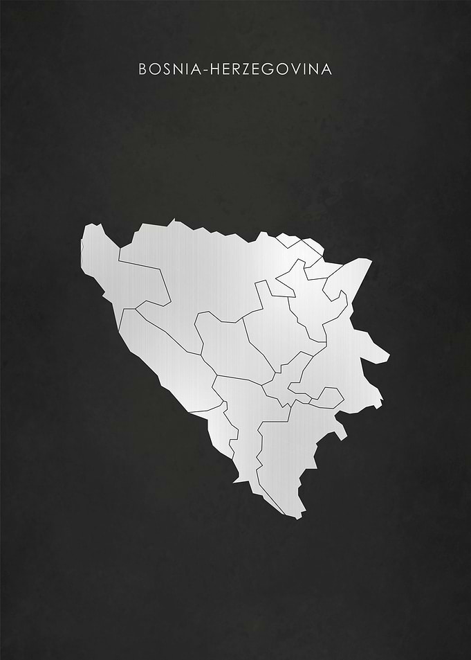 Bosnia Herzegovina Map