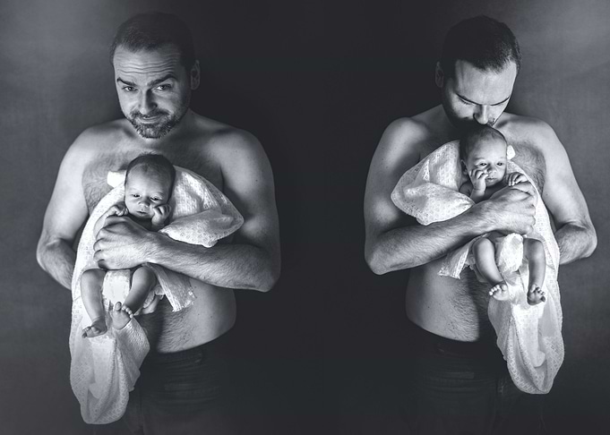 New Father Baby Infant