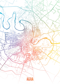 Agra map