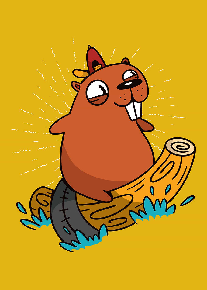 SURFING BEAVER