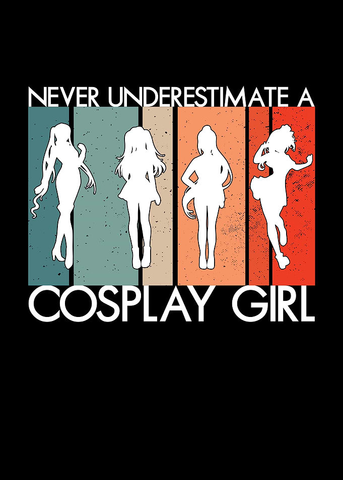 a cosplay girl