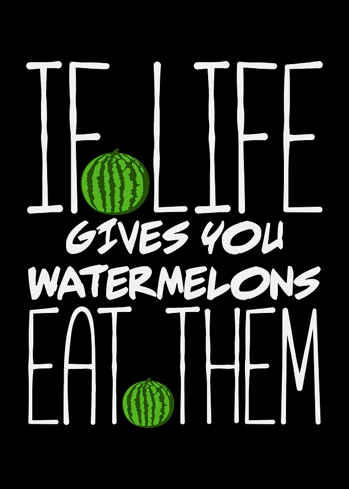 Watermelon Saying Melon